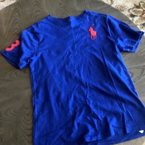 Polo Ralph Lauren Royal Blue Tee with Red Logo
